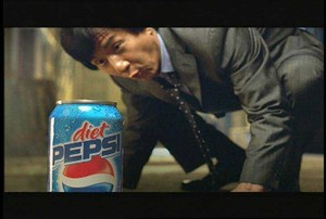 Jackie Chan Diet Pepsi