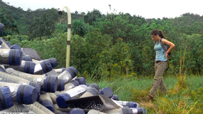 notebook capsule landfill