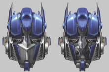 Optimus Prime face