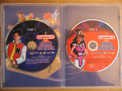 Captain N: The Game Master DVD - Disc 1 and 2