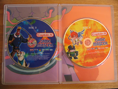 Captain N: The Game Master DVD - Disc 3 and 4