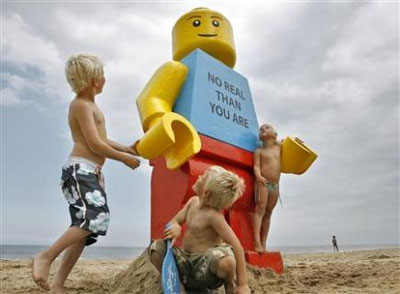Giant Lego Man